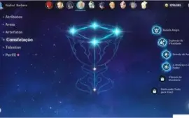Genshin Impact - Conta AR 40  Diluc 1 constelação + Klee +