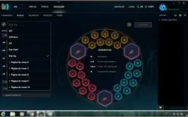 Conta platina Borda 80 Champions 20 skins 10 rune pages