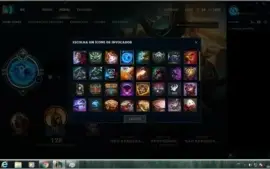 Conta platina Borda 80 Champions 20 skins 10 rune pages