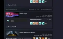 Conta Steam Com 58R$, Csgo Prime, Nivel 32, Rocket League