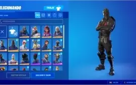 Conta Fortnite + Cavaleiro negro + GTA V e outros jogos