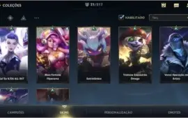 MAIN ADC: ESMERALDA IV + 21 SKINS + 47 CAMPEÕES + 1º PASSE