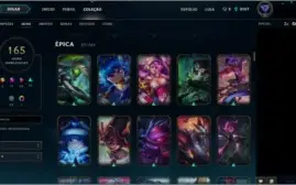 Conta de LoL - Skins Raras