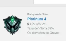 SMURF PLAT 4, BARATINHO WINRATE ALTO