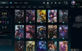 Conta prata 1 com TODOS os champs e 329 Skins + 5 Prestigios