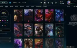 Conta prata 1 com TODOS os champs e 329 Skins + 5 Prestigios