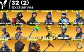 Conta De Fortnite Com Season 2 E 3 Full, Cavalheiro Negro, I