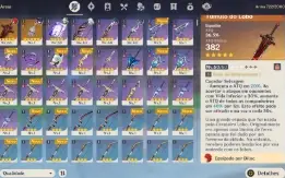 AR35 - Scaramouche com Tulay + Diluc com Tumulo + 17 tiros
