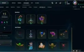 CONTA MUITO TOP - FULL CHAMP, GOLD IV, 87 SKINS. VEM CONFERI