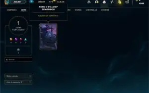 Conta Mestre com 26 Champs e 1 Skin