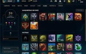 Conta Mestre com 26 Champs e 1 Skin