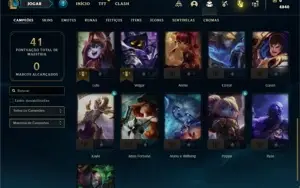 Conta Mestre com 26 Champs e 1 Skin