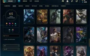 Conta prata 4 com 130 Champs e 65 Skins