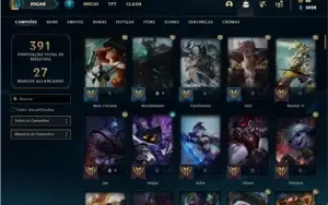 Conta prata 4 com 130 Champs e 65 Skins