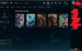 Conta prata 1 / Skins / Sett / Mord / Etc