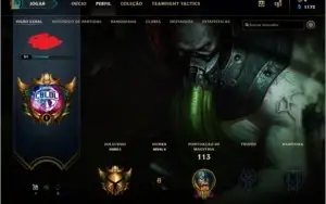 Conta League of Legends ouro
