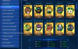 CONTA LADMO>ALPHAMON SUSANOO FULL, CHIPJIOGRESS PERMANENTE
