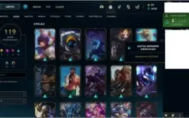 Conta LOL unraked 122 Skins