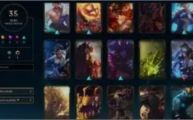 Conta Mestre +250LP - 35 SKINS