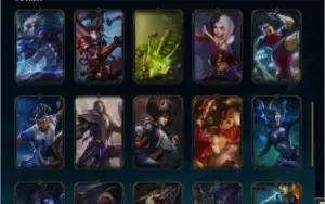 Conta Mestre +250LP - 35 SKINS