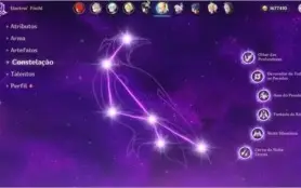 Conta Genshin Impact AR 52 - Dilluc, Venti, Qiqi e Albedo