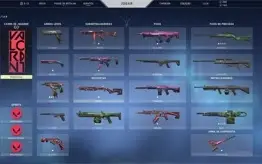 CONTA DE VALORANT PLATINA 2 MMR ALTO!!! COM VARIAS SKINS!!