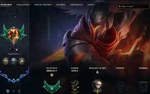 Conta Lol Esmeralda 4 Mmr Dima+  // + 40K Ea // + Skins