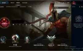 CONNTA PRATA IV COM 44 CHAMPS E 25 SKINS