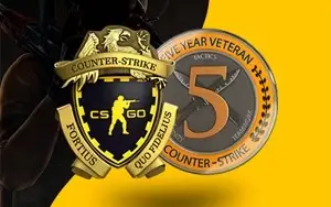 CONTA STEAM CSGO PRIME MEDALHAS LEALDADE E 5 ANOS DE SERVIÇO