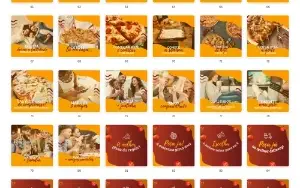 Pack Canva Pizzaria Vol 1 - 100 Artes Editáveis