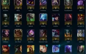 Vendo ou Troco conta prata 1 com 52 campeões é 34 skins