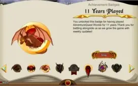 Conta AQW - 11 anos com 2869 AC