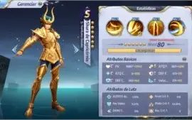 Conta Saint Seiya Awakening  - A43 top