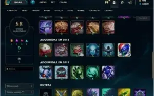 Conta unranked com Corki Ovni e Kayle Juiza + 800 RP