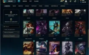 Conta unranked com Corki Ovni e Kayle Juiza + 800 RP