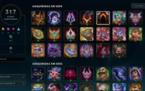 Conta Lol - Todos Os Campeões + 214 Skins