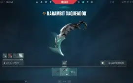 Conta Valorant Unranked (Skin Saqueadora Faca e Vandal)