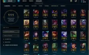 Conta League Of Legends Platina 4