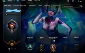 Conta League Of Legends Platina 4