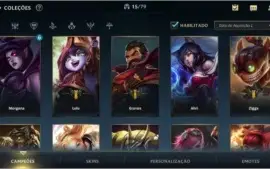 Conta Smurf Ouro III LOL WILD RIFT Barata