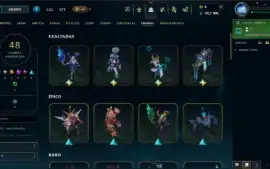 Conta lol - Ahri Imortalizada Autografada pelo Faker