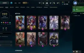 Conta lol - Ahri Imortalizada Autografada pelo Faker
