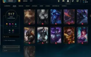 FULLACESSO - 220 SKINS - LEVEL 260 - 153 CHAMPS