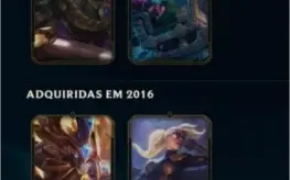 Conta League of legends platina 4