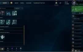 Conta LOL 64 champ lvl 161