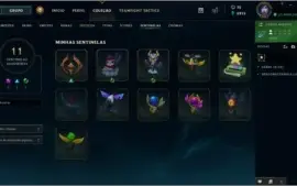 Conta LOL 64 champ lvl 161
