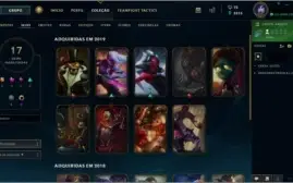 Conta LOL 64 champ lvl 161
