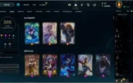 Conta LOL Nvl 345 - 325 Skins+Eternos 100% - 267K Essências