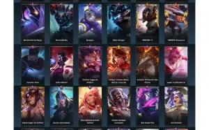 Conta mestre 12Molduras/42 skins