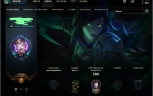 CONTA DE LOL LVL 151 COM MMR DE GOLD